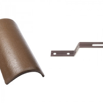 Set coama si clema Bramac Alpina Clasic /Donau maro protector